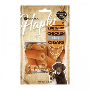 Cigares croustillants au poulet | Sachet de friandises pour chien et chiot