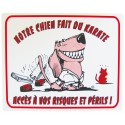 Karlie | Plaque humour : Modèle:Notre chien fait du karaté