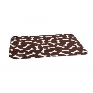 Chien | Plaid marron en polaire