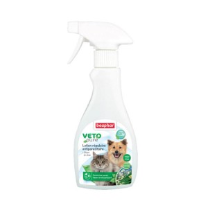 Lotion répulsive antiparasitaire pour chien et chat VETOPURE| BEAPHAR