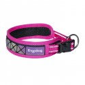 Freedog | Chien | Collier réfléchissant BORÉAL fushia (rose) : Taille:XS