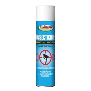 Spray insecticide pour chien spécial puces pour l’habitat et l’environnement de l'animal | Saniterpen