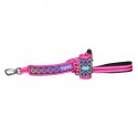 Freedog | Chien | Laisse double poignée BORÉAL fushia (rose) : Taille:XS