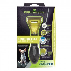 Brosse Furminator pour très petits chiens et chat, moins de 5 kg | Poils courts