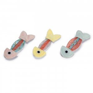 Jouet pour chat | Lot de 3 poissons en peluche