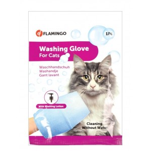Gant de lavage tout en douceur et désodorisant pour chats