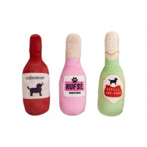 Pearhead | Chien | Lot de 3 peluches BOUTEILLES sonores