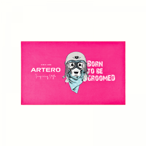 Serviette en microfibre rose | ARTERO