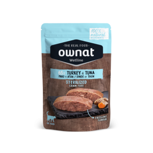 Ownat | Chat | Pâtée Wetline TURKEY/TUNA Chat stérilisé 85g