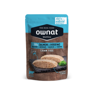 Ownat | Chat | Pâtée Wetline SALMON/HEARRING Sans Céréales 85 g