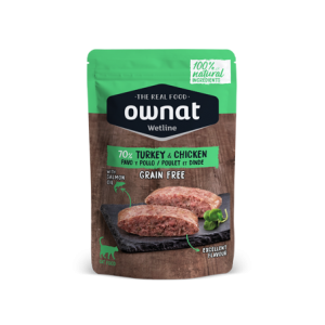 Ownat | Chat | Pâtée Wetline TURKEY/CHICKEN Sans Céréales 85g