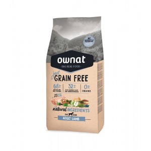 Ownat | Chien | Croquettes Adulte PRIME Sans Céréales Agneau