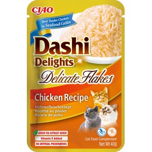 INABA Chat Dashi Delicate Flakes Silky Broth – Poulet – 40 g
