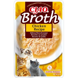 INABA Chat Ciao Broth – Poulet – 40 g