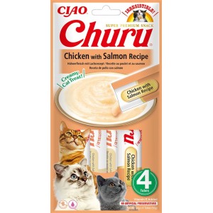 INABA Chat Churu – Poulet Saumon – Pack de 4 – 56 g