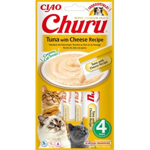 INABA Chat Churu – Thon Fromage – Pack de 4 – 56 g