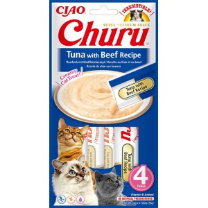 INABA Chat Churu – Thon Bœuf – Pack de 4 – 56 g