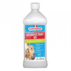 Désinfectant 90 virucide fongicide bactéricide Saniterpen pour nettoyer votre maison.