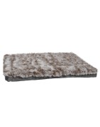 Coussin mousse POILU beige - BOBBY