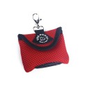 Distributeur de sacs ramasse crottes pochette unie avec 1 recharge offerte | TRE PONTI : Couleur:Rouge vif