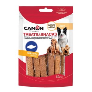 Lamelles souples au saumon | Sachet de friandises pour chien