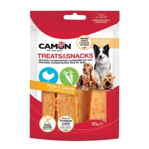 Lamelles de poulet et carottes | Sachet de friandises pour chien et chiot