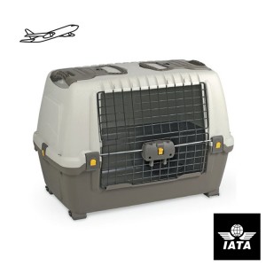 Cage de transport pour chien SKUDO-CAR IATA | Avion et voiture | Petmate