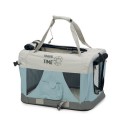 Cage de transport en toile pliable et niche pour chien TRAVEL TIME : Dimension:49 x 34 x H. 35 cm