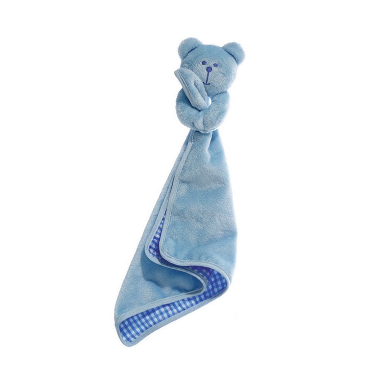peluche ours bleu