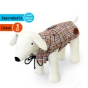 Manteau imperméable pour chien SHERLOCK avec doublure polaire : Longueur de dos:Dos : 51 cm