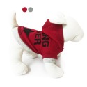 Sweat à capuche Racing Fever rouge pour petit chien : Taille:XS - Dos 18 à 21 cm. Chien 1,5 kg.
