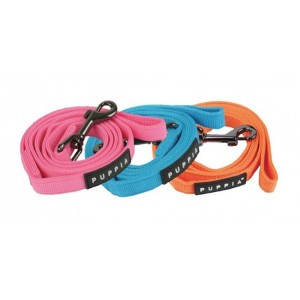 Laisse PUPPIA couleur unie en nylon