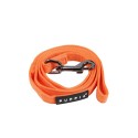 Laisse PUPPIA couleur unie en nylon : Couleur:Orange