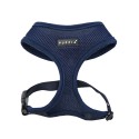 Harnais PUPPIA SOFT bleu marine ultra confortable pour chien : Taille:M - Cou 32 cm.  Poitrine réglable de 36 à 58 cm