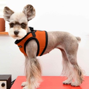 Harnais veste PUPPIA SOFT orange ultra confortable pour chien