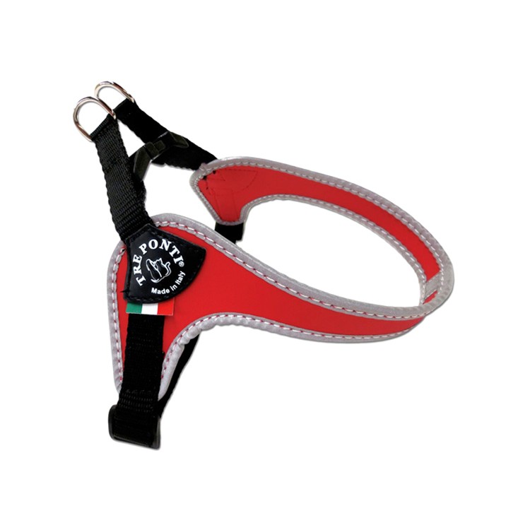 Tre Ponti Easy Fit Fix Neon Harnais pour Chien Jaune