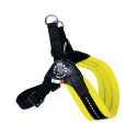 Harnais confort ajustable TRE PONTI pour chien avec clip | Jaune fluo : Taille:T1,5 - Poitrail 30 à 40 cm. Max 4 kg