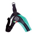 Harnais confort ajustable TRE PONTI pour chien avec clip | Bleu menthe : Taille:T1 - Poitrail 28 à 36 cm. Max 3 kg