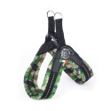 Harnais confort TRE PONTI pour chien avec clip | Camouflage vert : Taille:T. 1,5 -  Poitrine 28 à 32 cm. Max 4 kg.