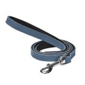 Laisse en cuir et suédine pour chien | BOBBY ASPEN | Bleu : Taille:T3 - 100 cm x 20 mm