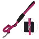 Laisse pour chien et laisse de sécurité auto | BOBBY : Couleur:Fuchsia