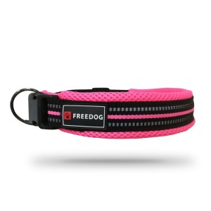 Collier nylon pour chien SOFT SPORT | Rose