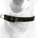 Collier pour chien en nylon camouflage : Taille:T1 - Réglable de 20 à 35 cm x 10 mm