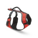 Harnais pour chien EASYSPORT | Confort, sécurité, dressage et sport | Rouge : Taille:S - Cou 33 cm. Poitrine de 46 à 56 cm.