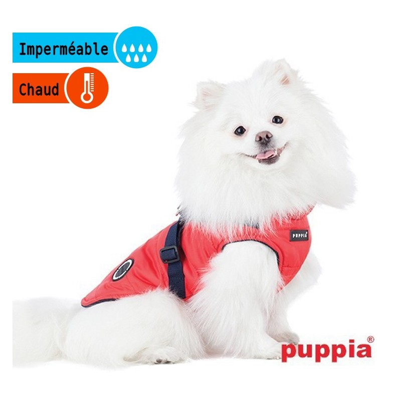 Manteau imperméable et polaire avec harnais intégré pour chien – Nos 4  pattes