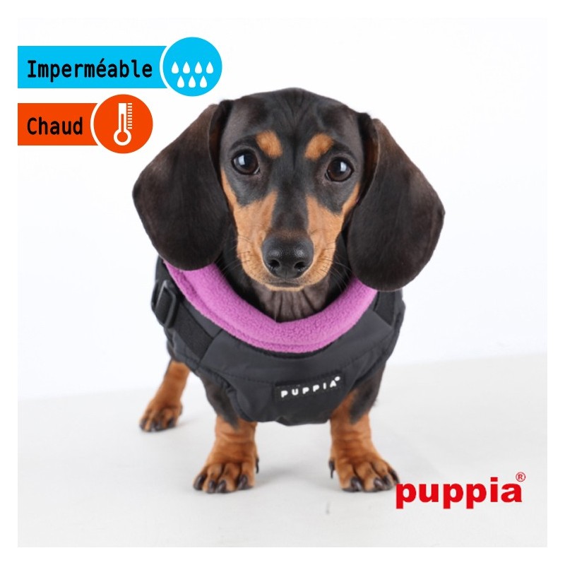 Manteau imperméable et polaire avec harnais intégré pour chien – Nos 4  pattes