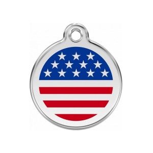Médaille à graver en acier inoxydable | USA