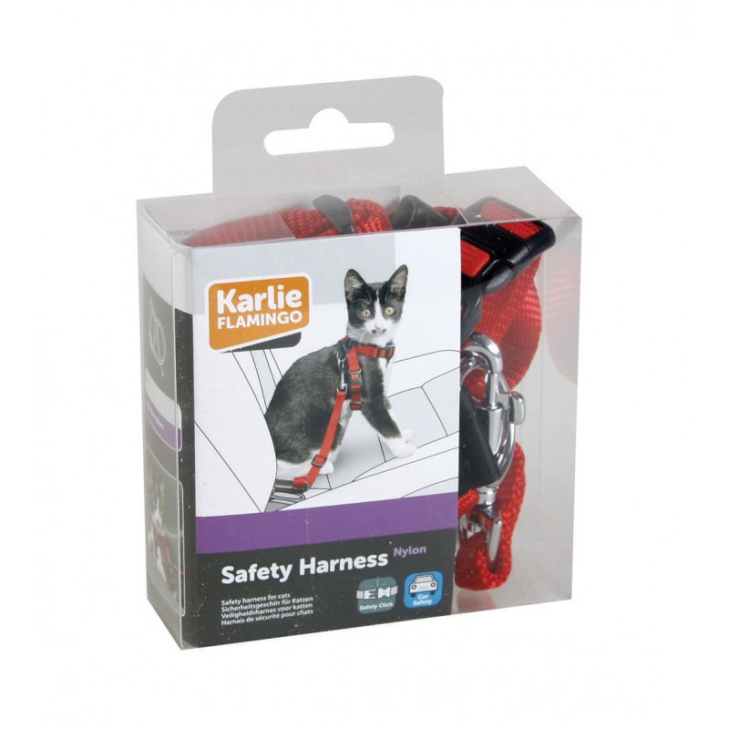 Set Harnais et laisse pour chat - 2 tailles