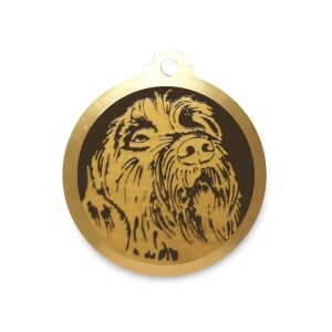 Médaille à graver en laiton de 36 mm | Kortal