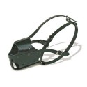 Muselière Police en cuir noir pour chien : Muselière:Taille 4 - A : 5.5 cm - B : 28 cm - C : 13 cm